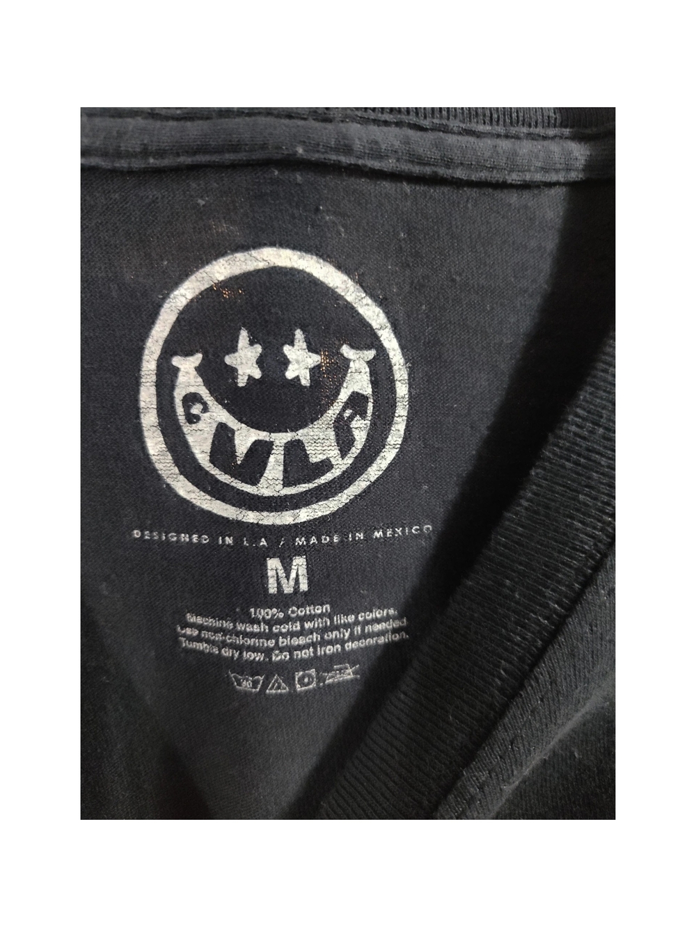 CVLA Black Graphic Tee Mens Size Medium - Picture 4 of 7